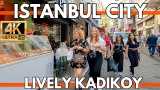ISTANBUL CITY | EXPLORING KADIKOY LIVELY DISTRICT 2023 | 4K UHD 60FPS