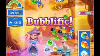 Bubble Witch 2 Saga Level 1642 with no booster & 8 bubbles left