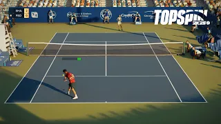 Top Spin 2K25 - Roger Federer Vs Maria Sharapova - HYPER TIE BREAK - Cincinnati Open (PS5)