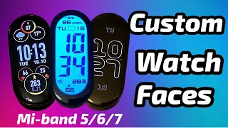 Install custom watch faces for mi band 8/7/6/5 on iPhone