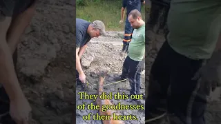 HEROES RESCUE BABY DEER TRAPPED IN MUD