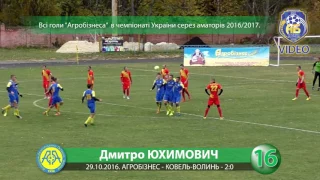 29.10.2016 Агробізнес (Волочиськ) - Ковель-Волинь (2:0). Гол: 1:0 Юхимович (41)