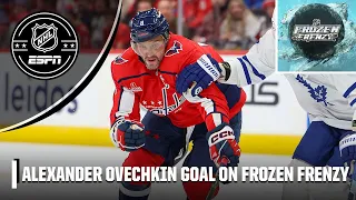 'ONE GOAL CLOSER to Gretzky' 🔥 Buccigross reacts to Ovechkin's goal | Frozen Frenzy
