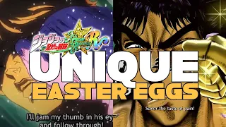 JoJo All Star Battle R - Unique Easter Eggs! (Base Roster)