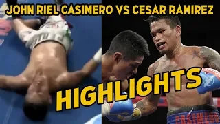 John Riel Casimero vs Cesar Ramirez HIGHLIGHTS