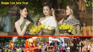 2021 Happy Lao New Year Vientiane and Luang Brabang