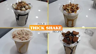 4 Easy Thick Shake Recipe | Thick Shake | The Mocktail House