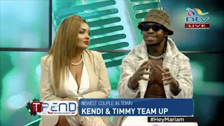 Newly coupled up: Kendi and Timmy Tdat bringing good vibes to #theTrend