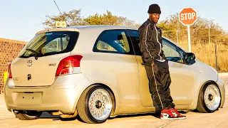 TOYOTA YARIS ❤ STATIC STANCE 🔥 BY : KOKETSO From POLOKWANE 🏢 | Hottest Car Show In Mzansi 🌋