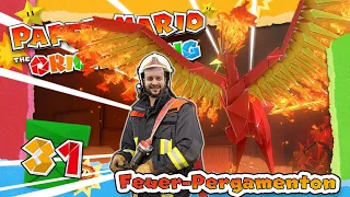 PAPER MARIO: THE ORIGAMI KING 📃 #31: Feuer-Pergamenton Battle