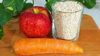 Do you have oats, carrot, Apple and egg? make this healthy and quick recipe