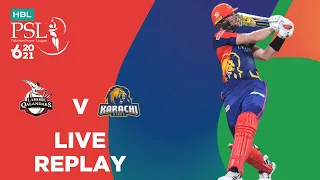 LIVE REPLAY – Lahore Qalandars vs Karachi Kings | Match 27 | HBL PSL 6