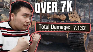 KING TIGER - Over 7,000 Damage Under 2 Minutes!