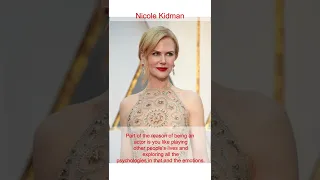 ✅ Nicole Kidman !