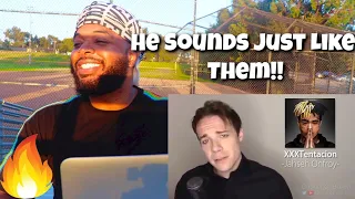 ONE GUY 54 VOICES (With Music!) Famous Singer Impressions | Reaction