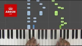 Lesson in C / ABRSM Piano Grade 2 2019 & 2020, A:1 / Synthesia 'live keys' tutorial