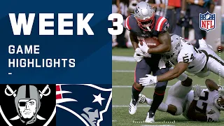 Raiders vs. Patriots Week 3 Highlights | NFL 2020