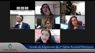 TJGO - 2ª Turma Recursal PROVISÓRIA Sessão de Julgamento transmitida AO VIVO em 06/10/2021 às 14:30h