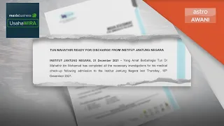 IJN | Tun Mahathir dibenar keluar dalam beberapa hari lagi #MaxisBiz