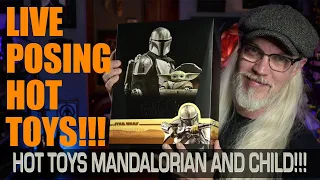 Live-posing Hot Toys Mandalorian and Child Deluxe Sixth Scale Figure, 0-0-0, and more!