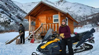 Mountain Cabin in Alaska's Backcountry