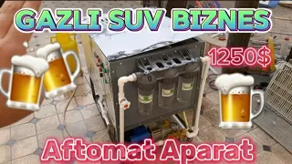 Gazli Suv Aparat 🍻 BU BIZNES ENDI 14 YOSHDAGI BOLA HAM kunga 50$ sof Foyda topadi