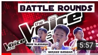 BATTLE ROUND | VANJOSS BAYABAN VS. RENZ ALEGUIOJO VS. JAY ROME SEVILLEJO | The Voice Kids