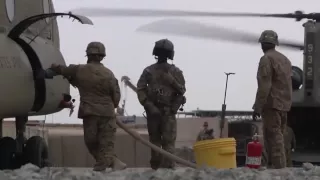 CH-47F Chinook Helicopter Crews in Action Over Afghanistan