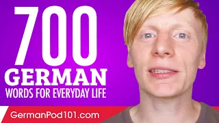 700 German Words for Everyday Life - Basic Vocabulary #35
