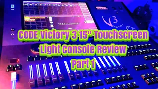 CODE Victory 3 Four Universe Touchscreen Light Console Review Part 1