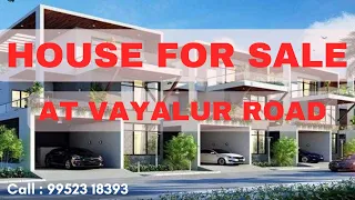 2bhk House for Sale in Trichy | House Sale in Vayalur Road