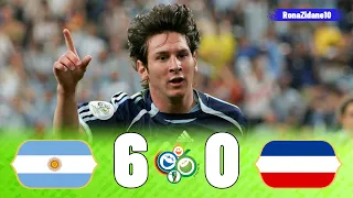 Argentina 6-0 Serbia and Montenegro | 2006 World Cup | Extended Goals & Highlights HD