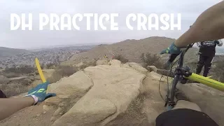 CRASHING IS PART OF LEARNING | FONTANA PRO DOWNHILL MTB RACE #3 COURSE PREVIEW!