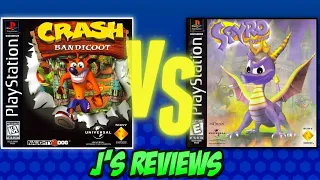 Crash Bandicoot (1996) vs. Spyro the Dragon (1998)