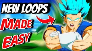 NEW VEGITO LOOPS MADE EASY!! (DBFZ) Vegito Combo Guide