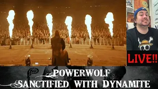 POWERWOLF - Sanctified With Dynamite "Official Live Video" (LED Reacts....This band is INSANE LIVE!)