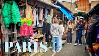 🇫🇷 WALK IN PARIS ”AROUND THE PARIS SAINT-OUEN FLEA MARKET” (EDITED VERSION) 25/09/2021