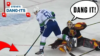 NHL Worst Plays Of The Week: AGGRESSIVE GOALIE!!! | Steve's Dang-Its