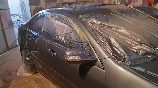 how to paint a car - 2k clear coat - basecoat automotive refinishing