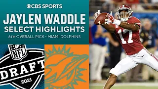 Jaylen Waddle: Select Highlights | 6th Overall Pick | 2021 NFL Draft | CBS Sports