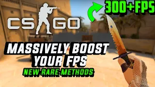 CSGO: How to Massively BOOST FPS on a Low-End PC/ Laptop | Rare New Methods (2023)