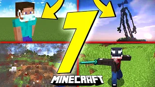 7 WYJĄTKOWYCH MODÓW W HISTORII MINECRAFT!