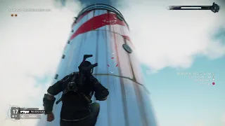 Just Cause 4 fuel tank rocket ride