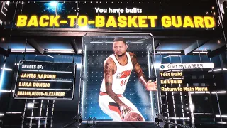 NBA2K22 Best Back-To-Basket Guard 6'7" James Harden Exact Build 386 NBA2K22 Builds