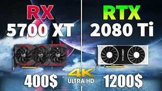 RTX 2080 Ti vs RX 5700 XT in 4K