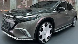 NEW 2024 Mercedes EQS SUV MAYBACH! Electric Maybach is Here! Interior Exterior Review