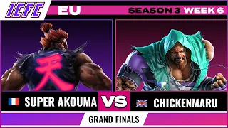Super Akouma (Akuma) vs Chickenmaru (Marduk): Grand Finals ICFC Tekken 7 EU Season 3 Week 6