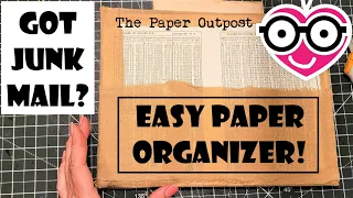 GOT JUNK MAIL? Easily Make an Ephemera or Paper Holder! Useful for Junk Journals! The Paper Outpost!