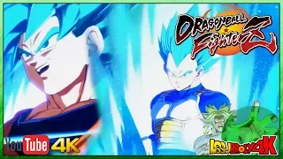 Dragon Ball FighterZ - First SSB Goku & Vegeta Gameplay | 4K ULTRA HD