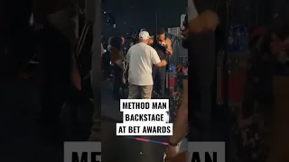 Method Man backstage at the BET Awards